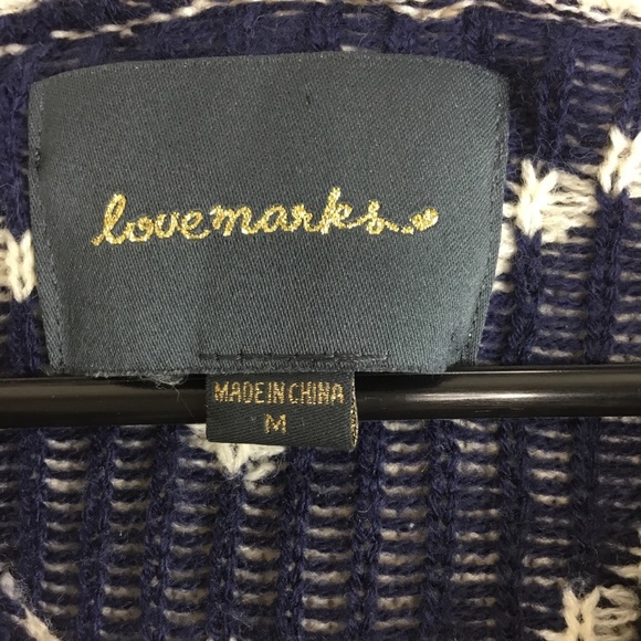 Lovemarks Duster Sweater Cardigan Southwest Pattern Med - Picture 5 of 10